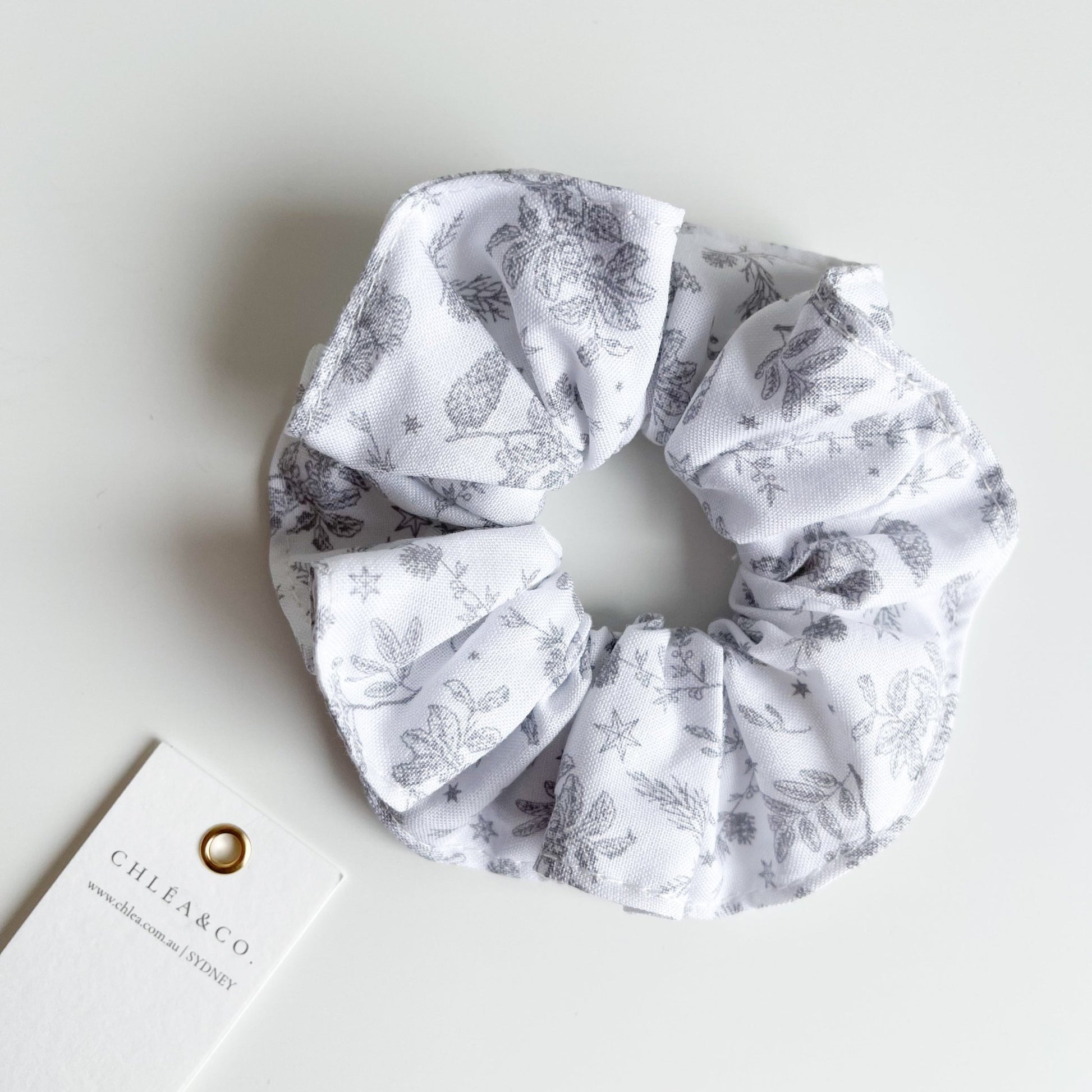 Eve Floral Scrunchie - Chléa & Co.