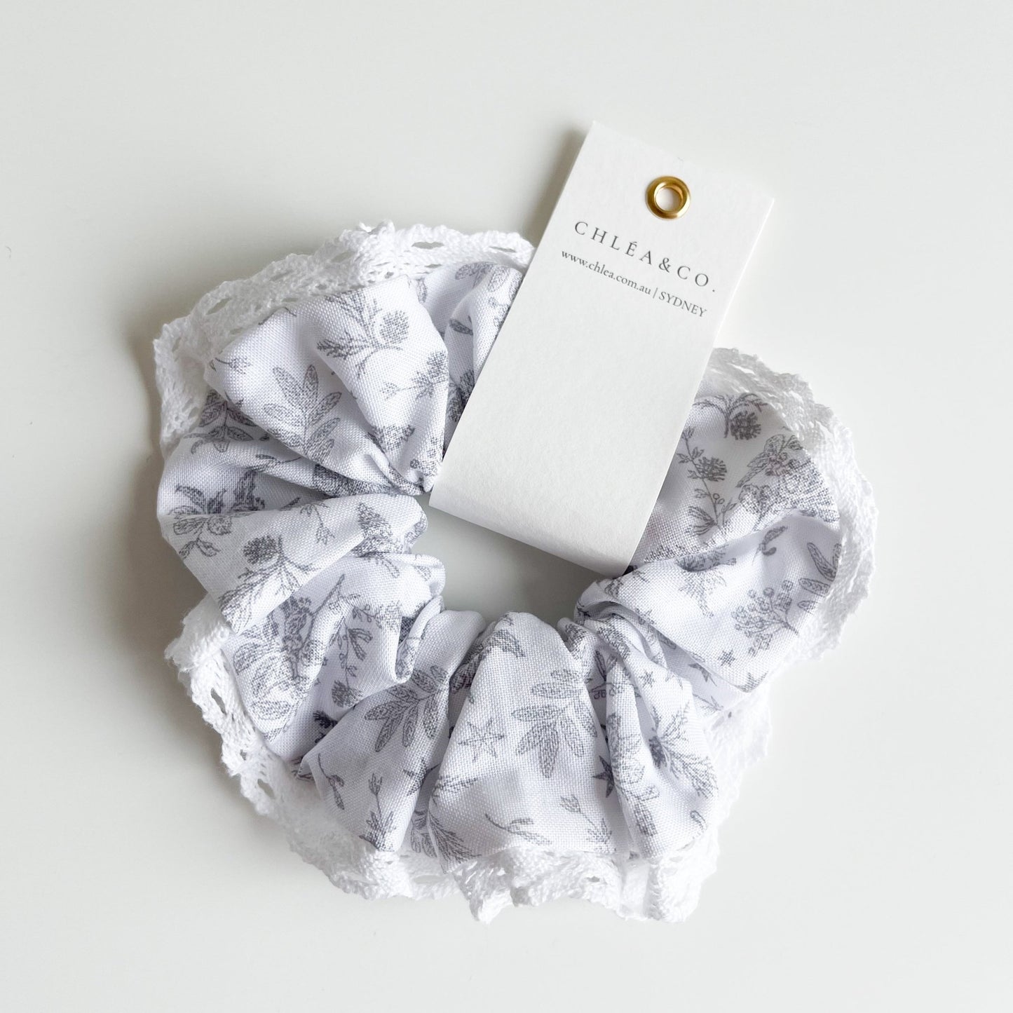 Eve Floral Scrunchie - Chléa & Co.