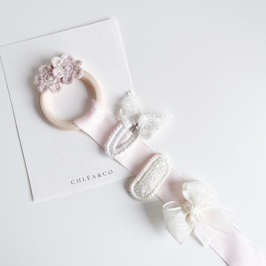 Fleur Medium Bow Holder - Chléa & Co.