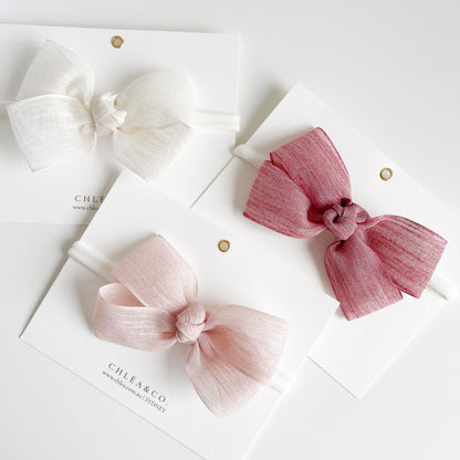 Florence Bow Headband - Chléa & Co.