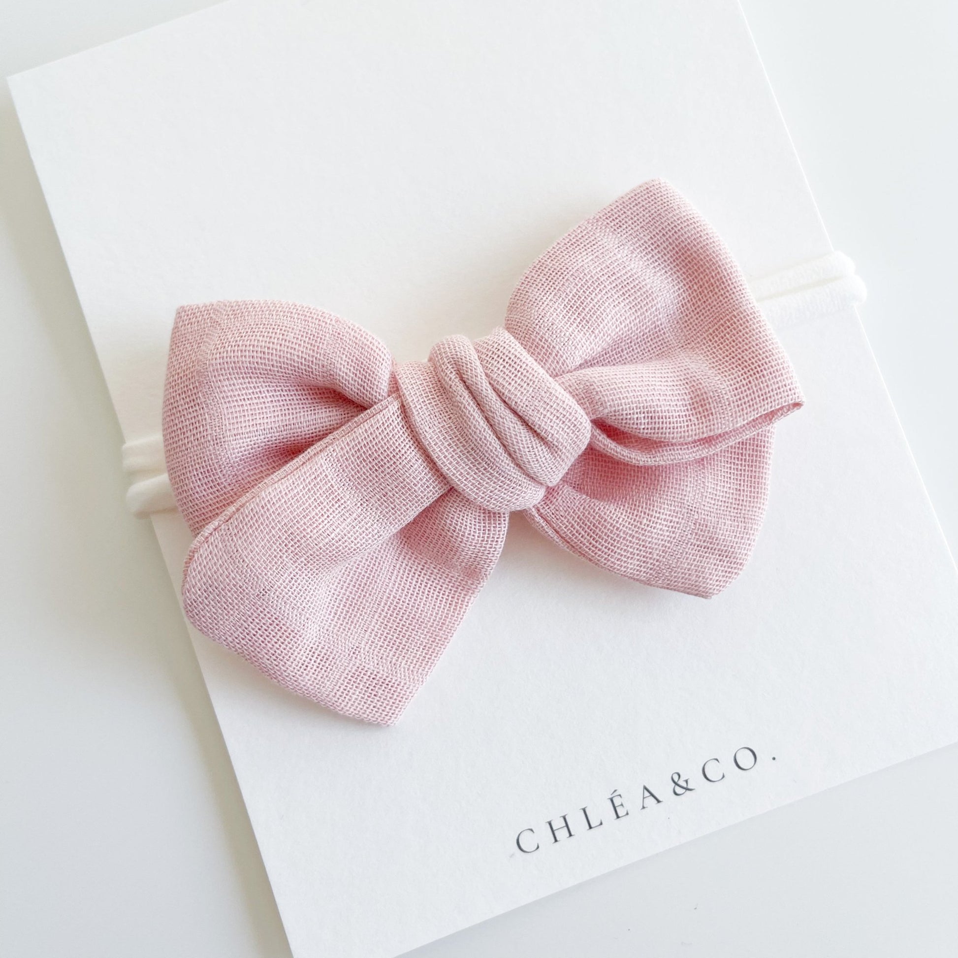 Florie Muslin Bow Headband - Chléa & Co.