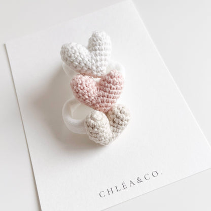 Heart Crochet Bobble - Chléa & Co.