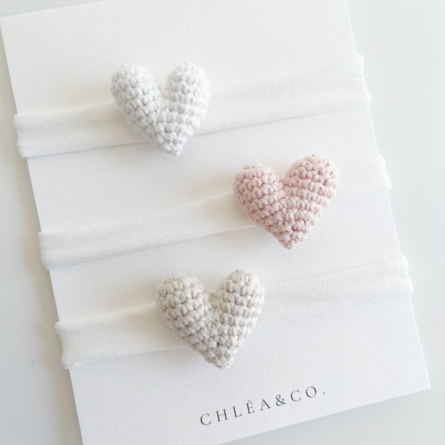 Heart Crochet Headband - Chléa & Co.