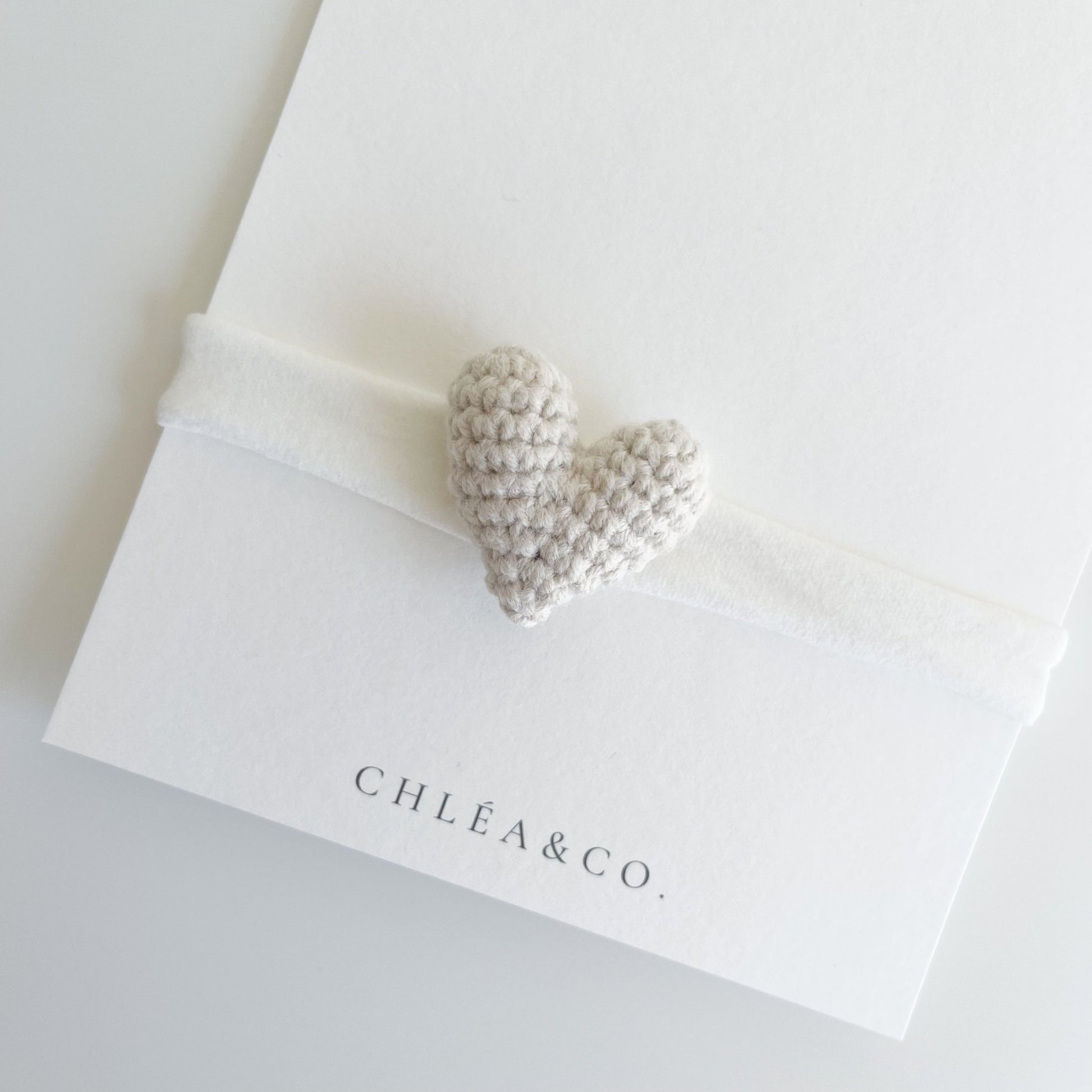 Heart Crochet Headband - Chléa & Co.