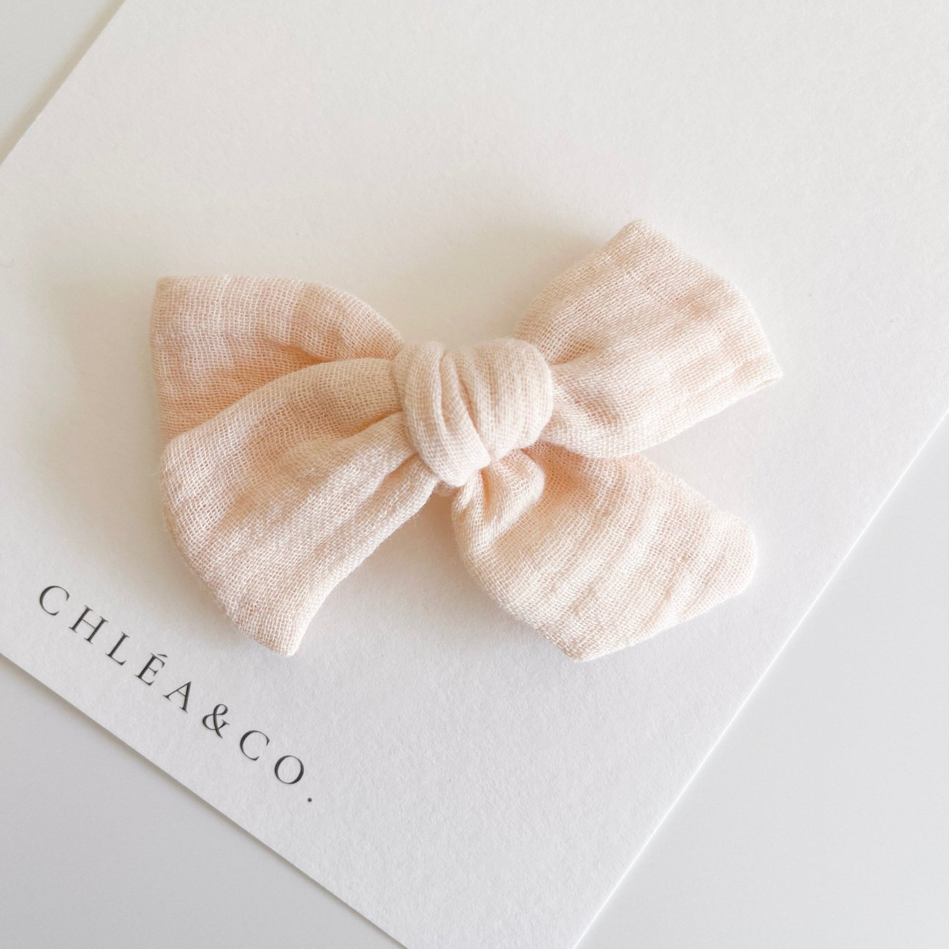 Jolene Muslin Bow - Chléa & Co.