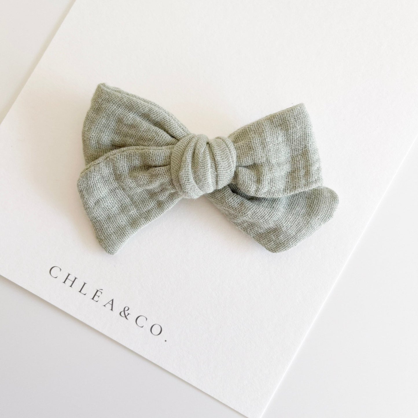 Jolene Muslin Bow - Chléa & Co.
