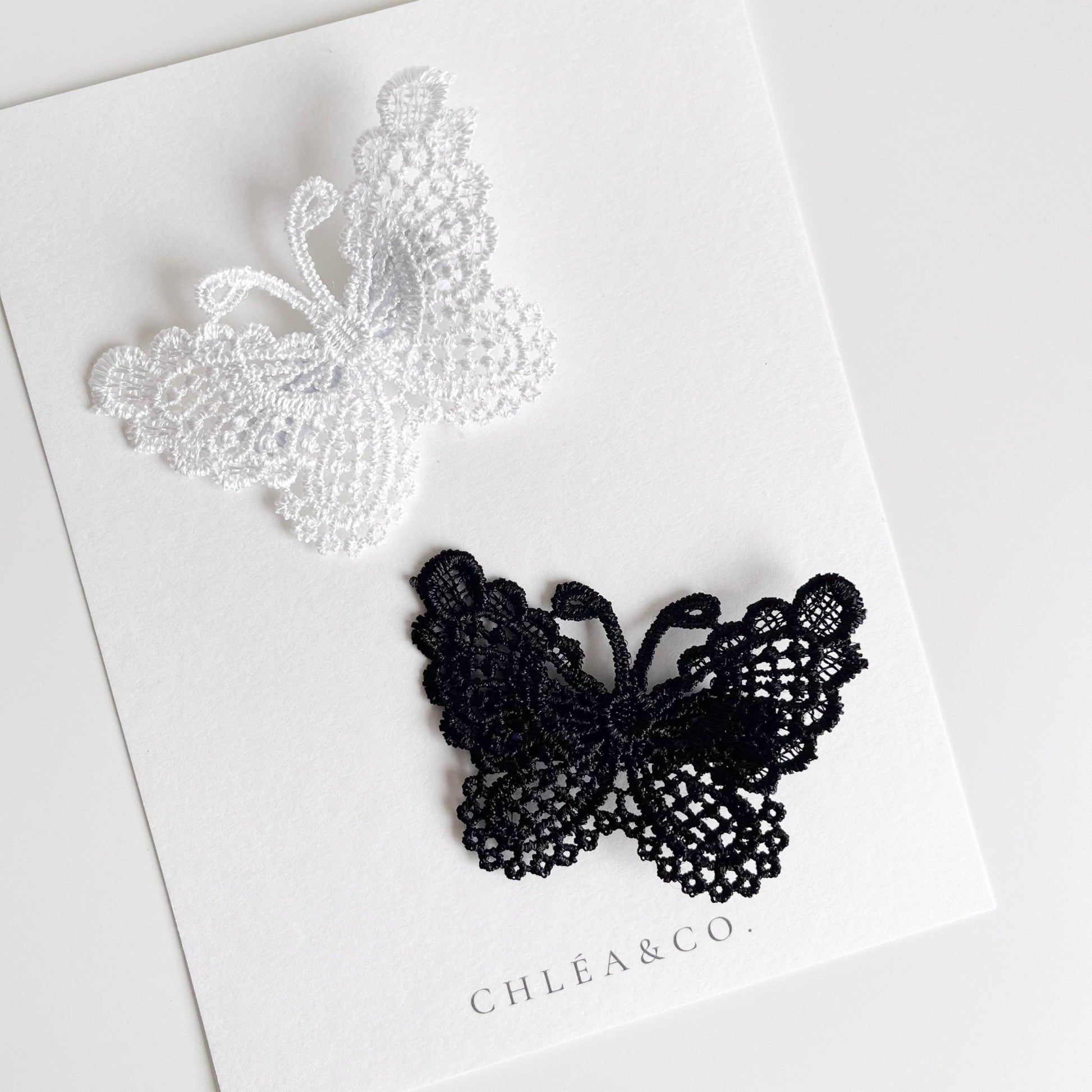 Lace Butterfly Clip - Chléa & Co.