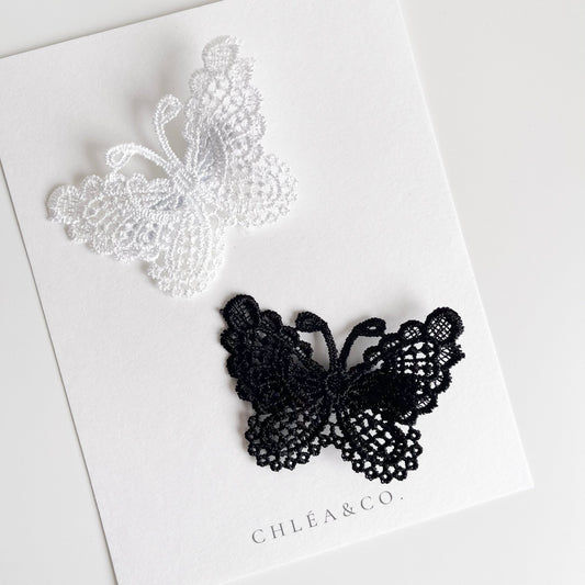 Lace Butterfly Clip - Chléa & Co.
