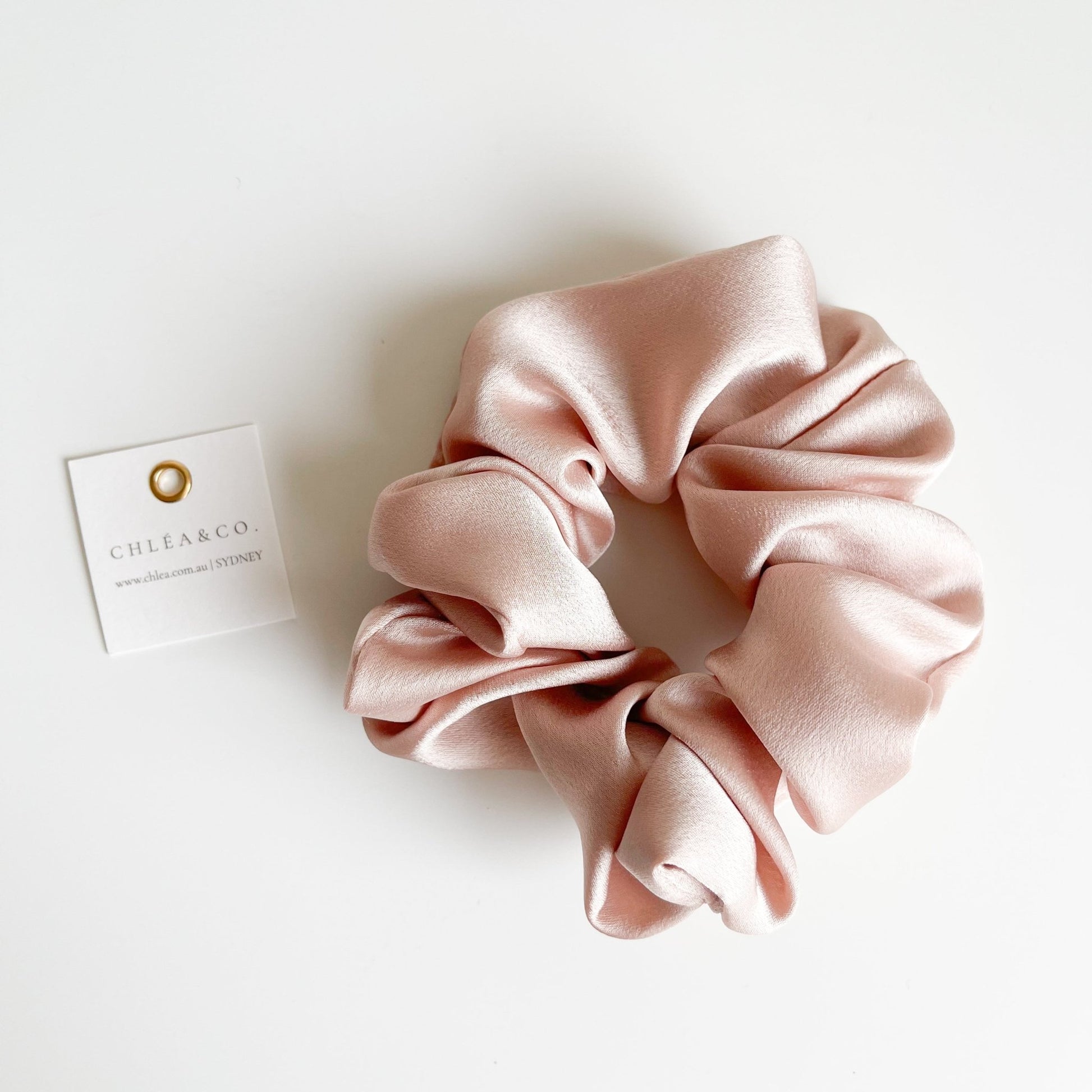 Large Satin Scrunchies - Chléa & Co.