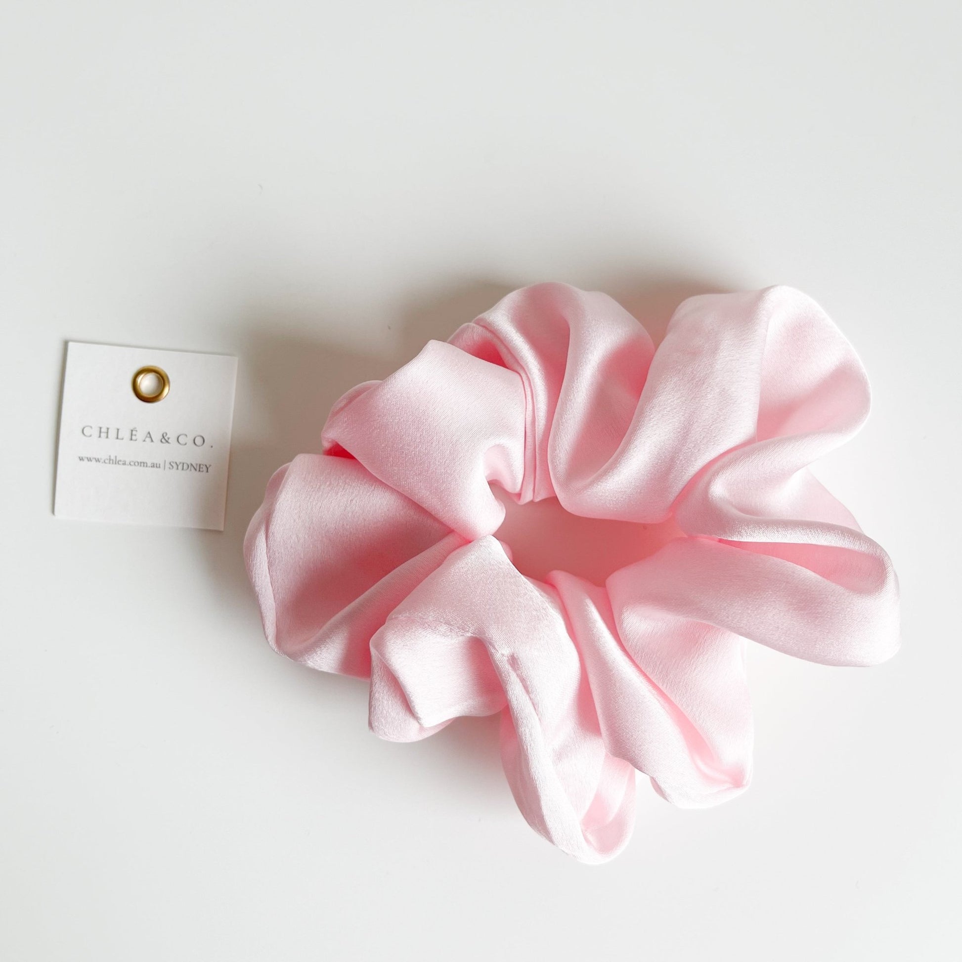 Large Satin Scrunchies - Chléa & Co.