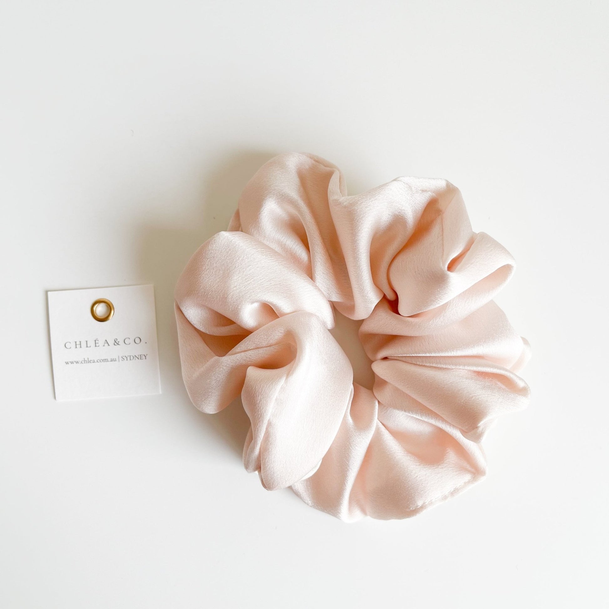 Large Satin Scrunchies - Chléa & Co.