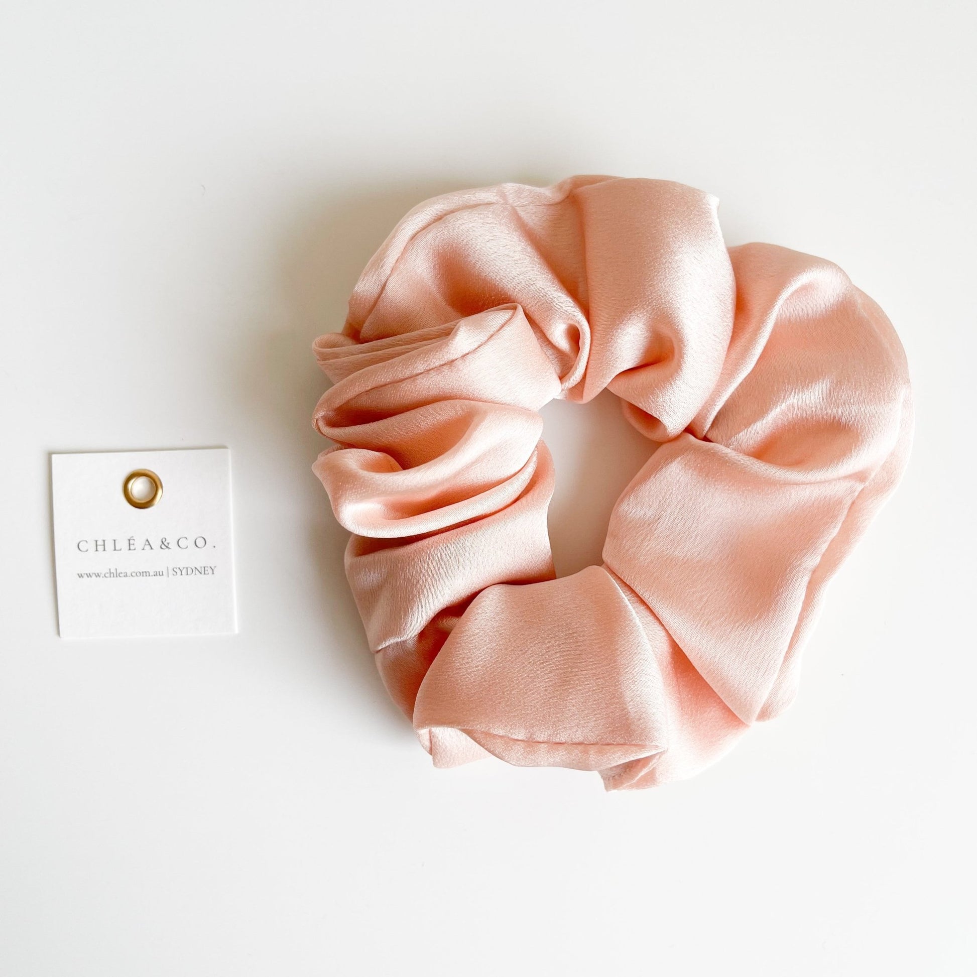 Large Satin Scrunchies - Chléa & Co.