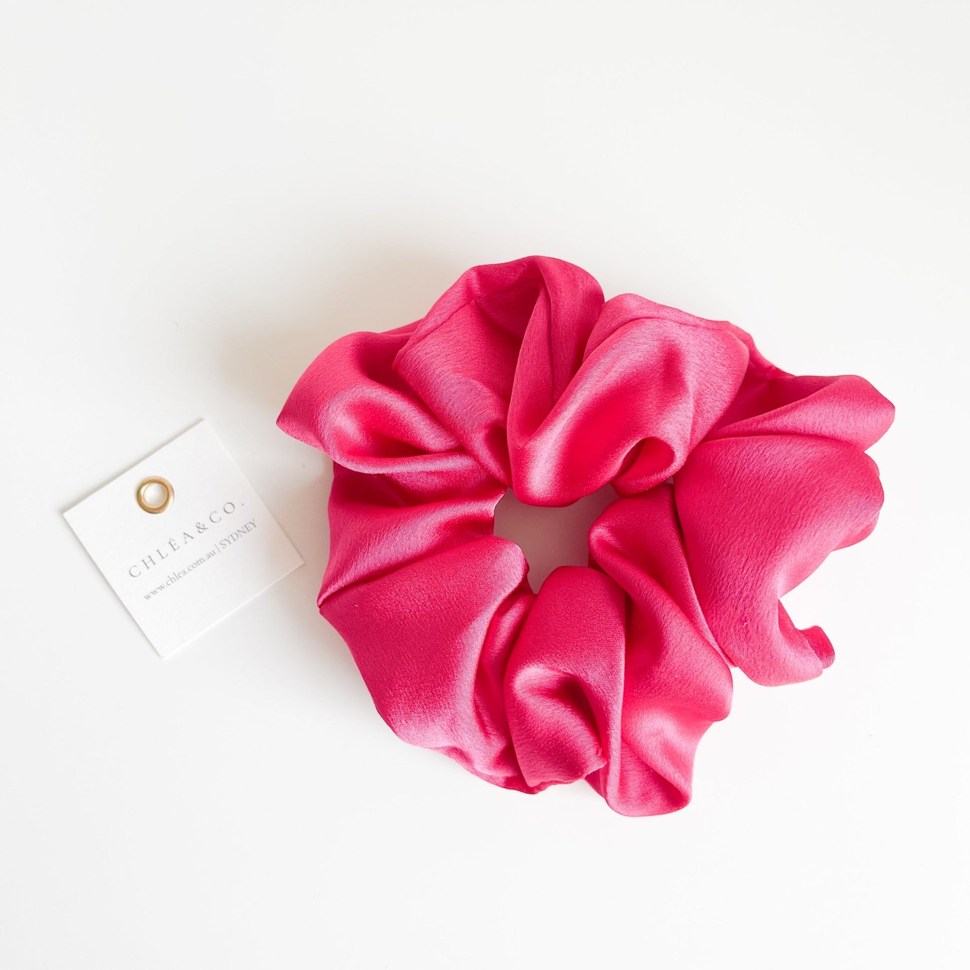 Large Satin Scrunchies - Chléa & Co.