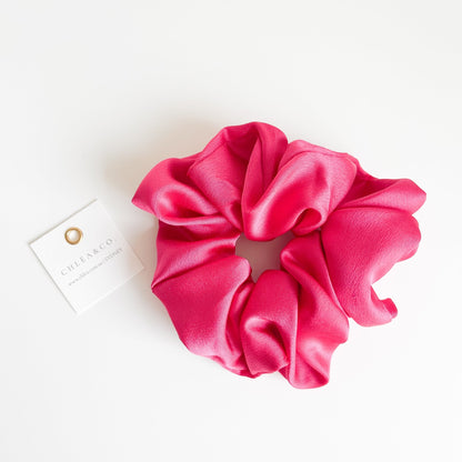 Large Satin Scrunchies - Chléa & Co.
