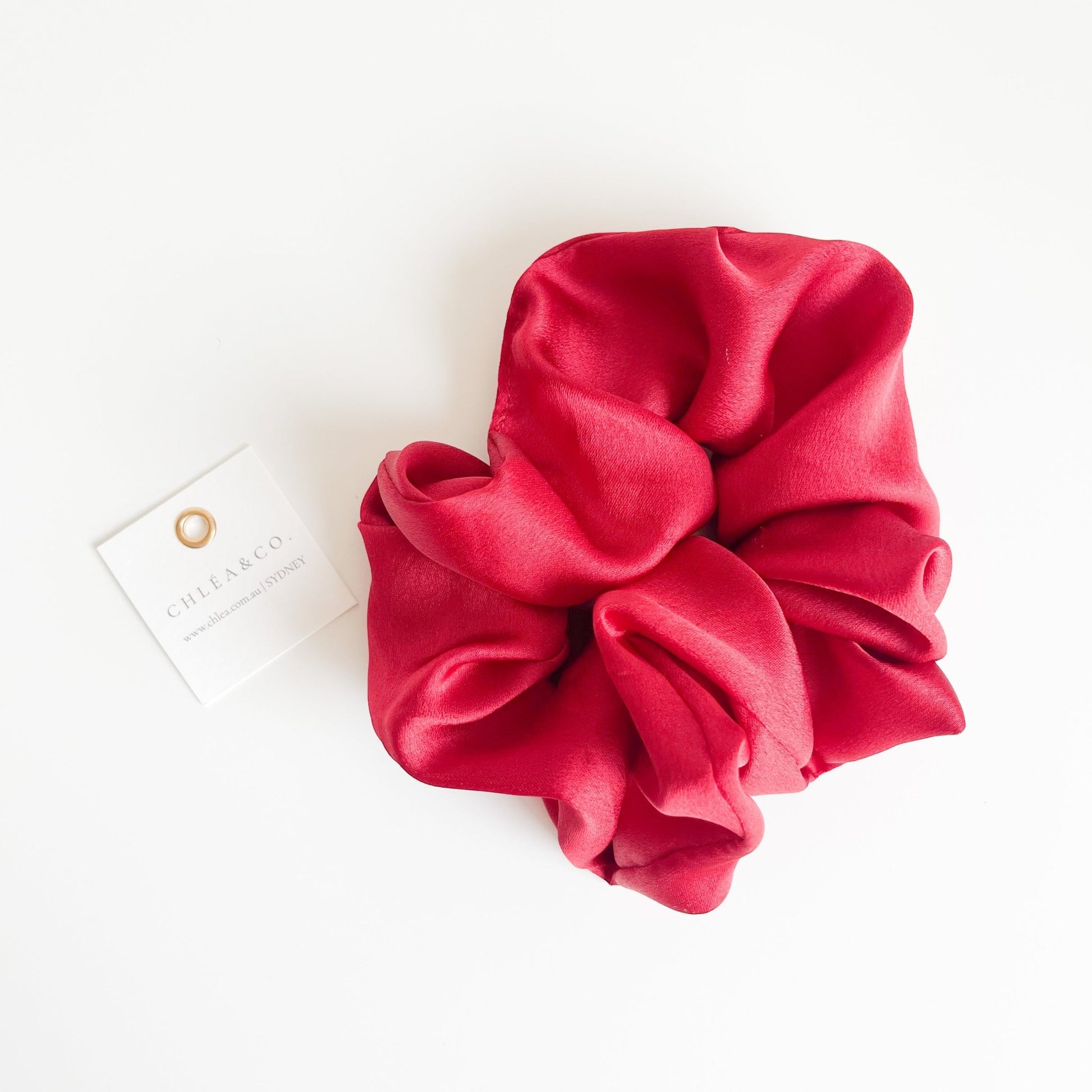 Large Satin Scrunchies - Chléa & Co.