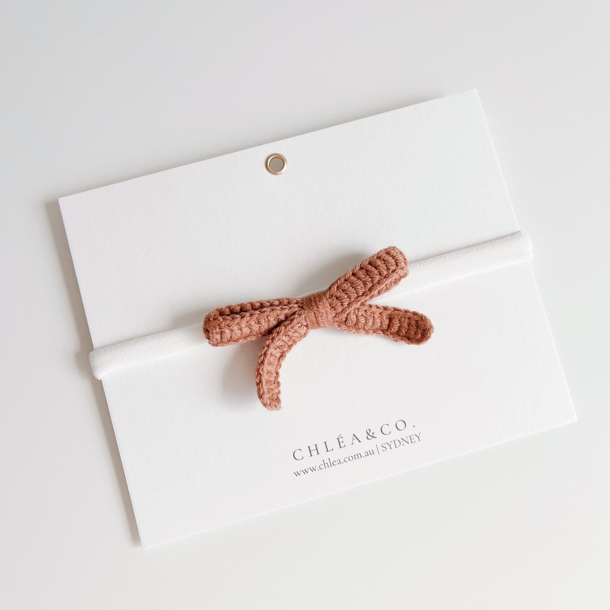 Liana Crochet Bow Headband - Chléa & Co.