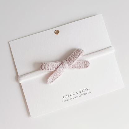Liana Crochet Bow Headband - Chléa & Co.