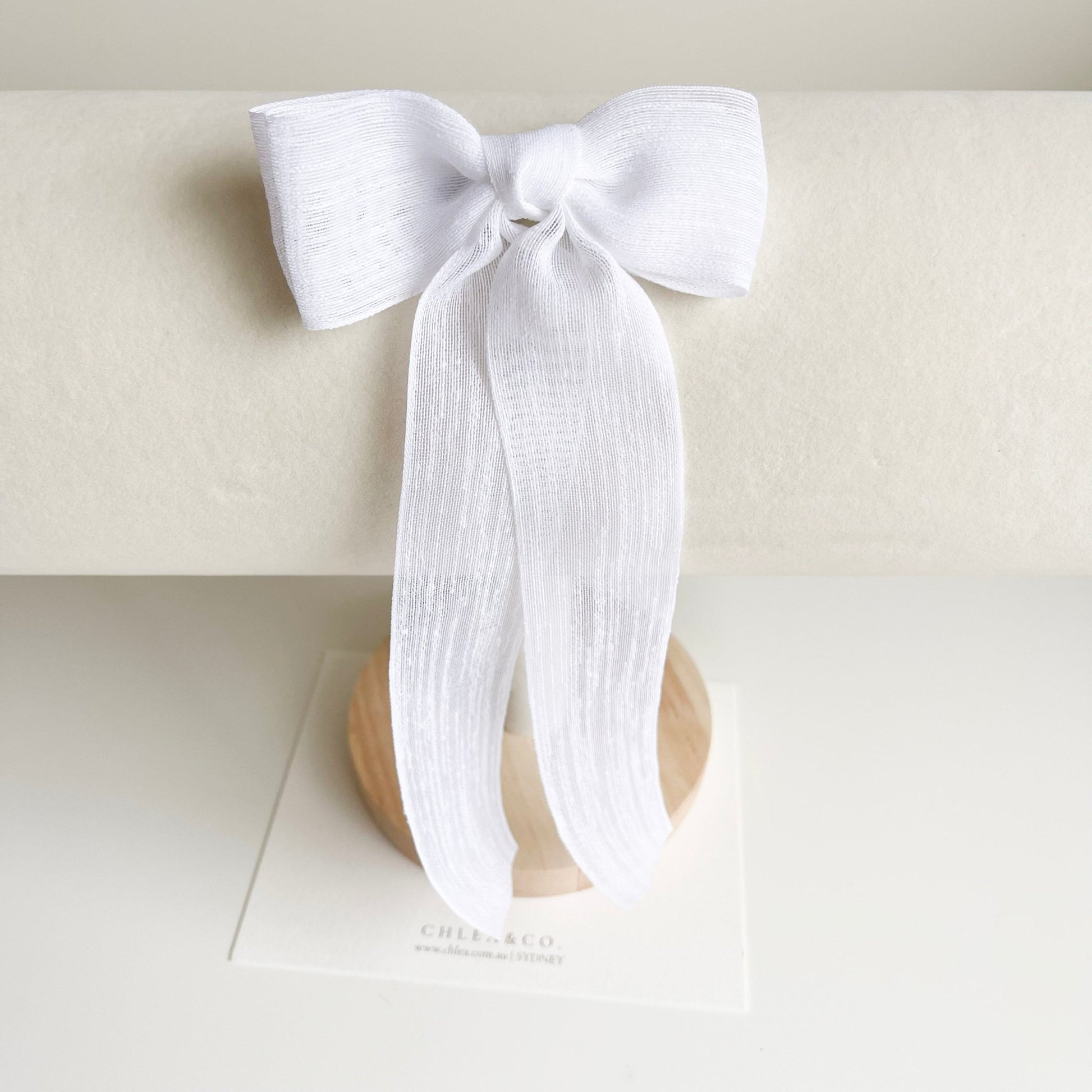 Lillian Jane Long Tail Bow - Chléa & Co.