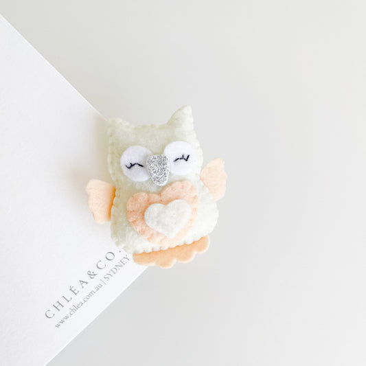 Little Owl Felt Clip - Chléa & Co.