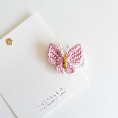 Maisie Butterfly Crochet Clip - Chléa & Co.