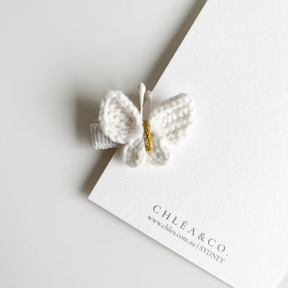 Maisie Butterfly Crochet Clip - Chléa & Co.