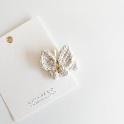 Maisie Butterfly Crochet Clip - Chléa & Co.