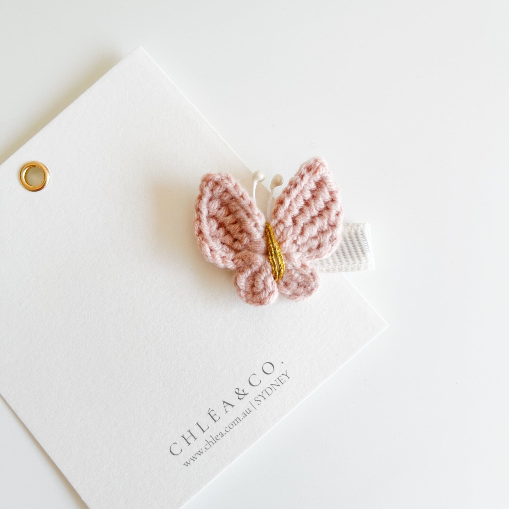 Maisie Butterfly Crochet Clip - Chléa & Co.