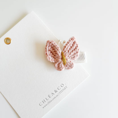 Maisie Butterfly Crochet Clip - Chléa & Co.