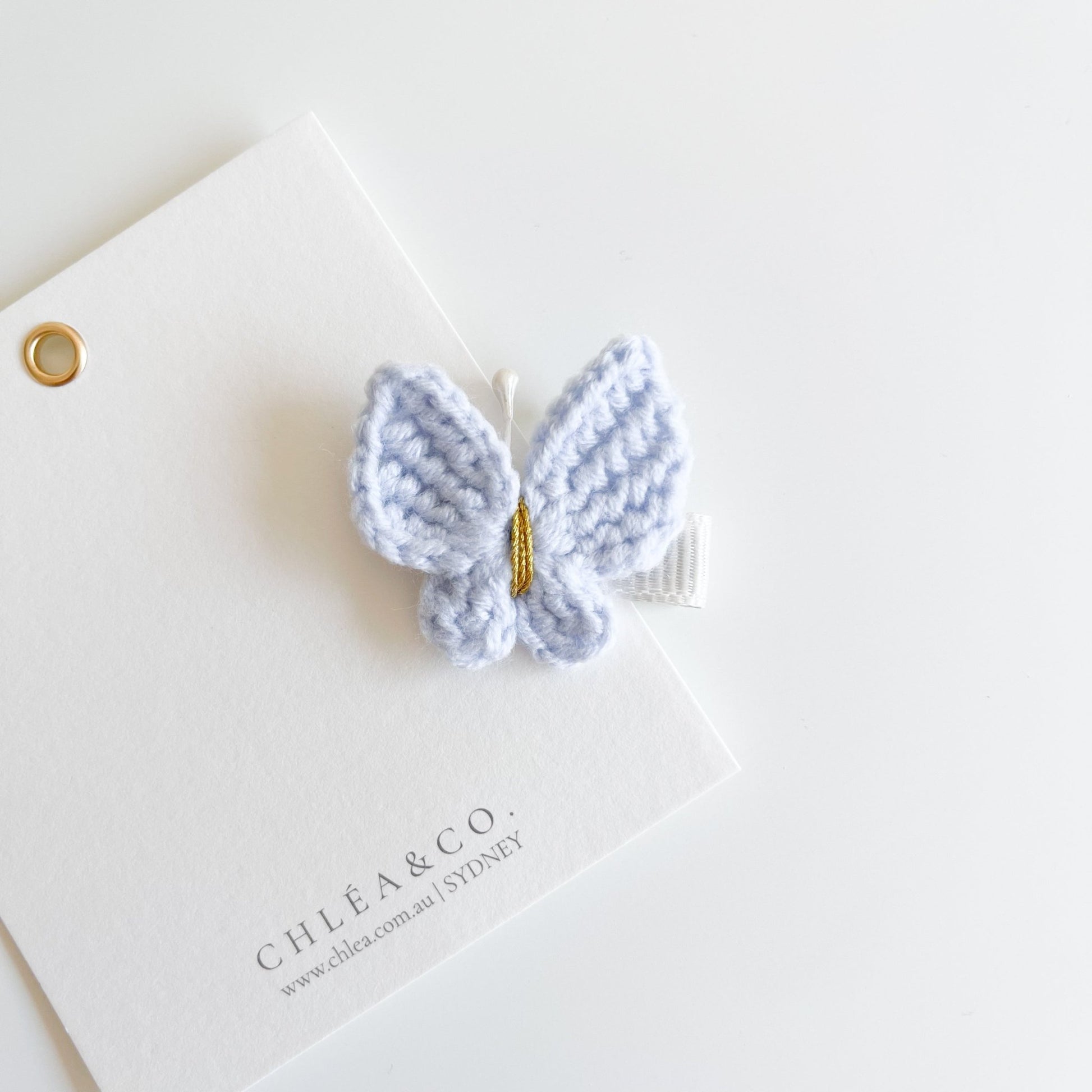 Maisie Butterfly Crochet Clip - Chléa & Co.