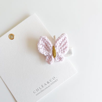 Maisie Butterfly Crochet Clip - Chléa & Co.