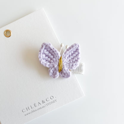 Maisie Butterfly Crochet Clip - Chléa & Co.