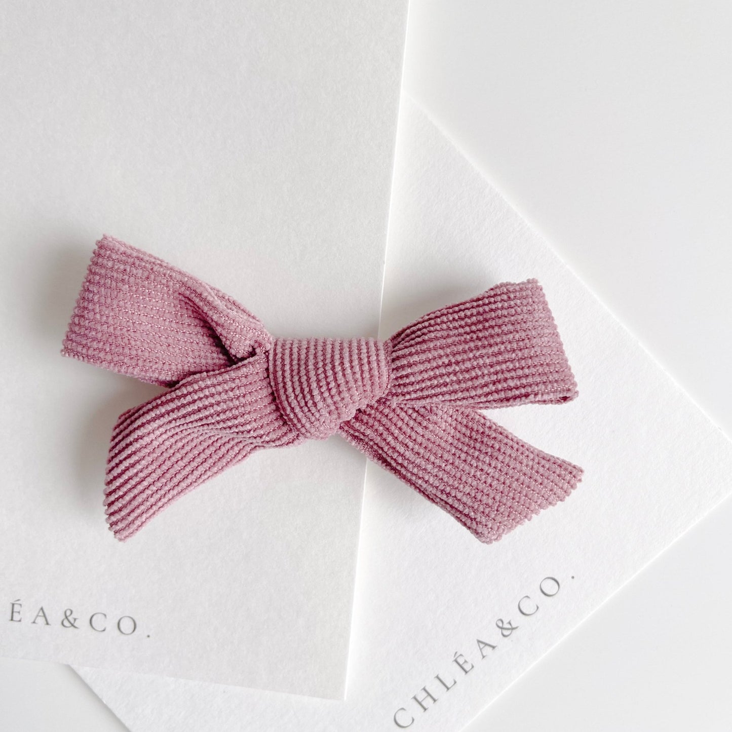 Mary Ann Corduroy Bow - Chléa & Co.