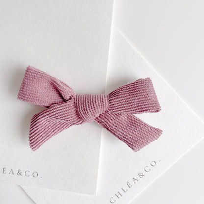 Mary Ann Corduroy Bow - Chléa & Co.