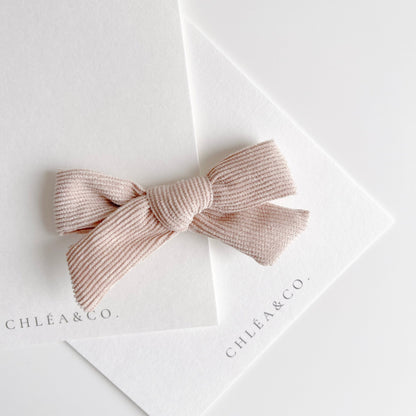 Mary Ann Corduroy Bow - Chléa & Co.