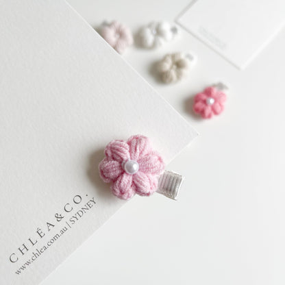 Mini Periwinkle Crochet Clip - Chléa & Co.
