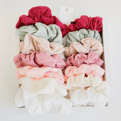 Mum & Little One Muslin Scrunchies - Chléa & Co.