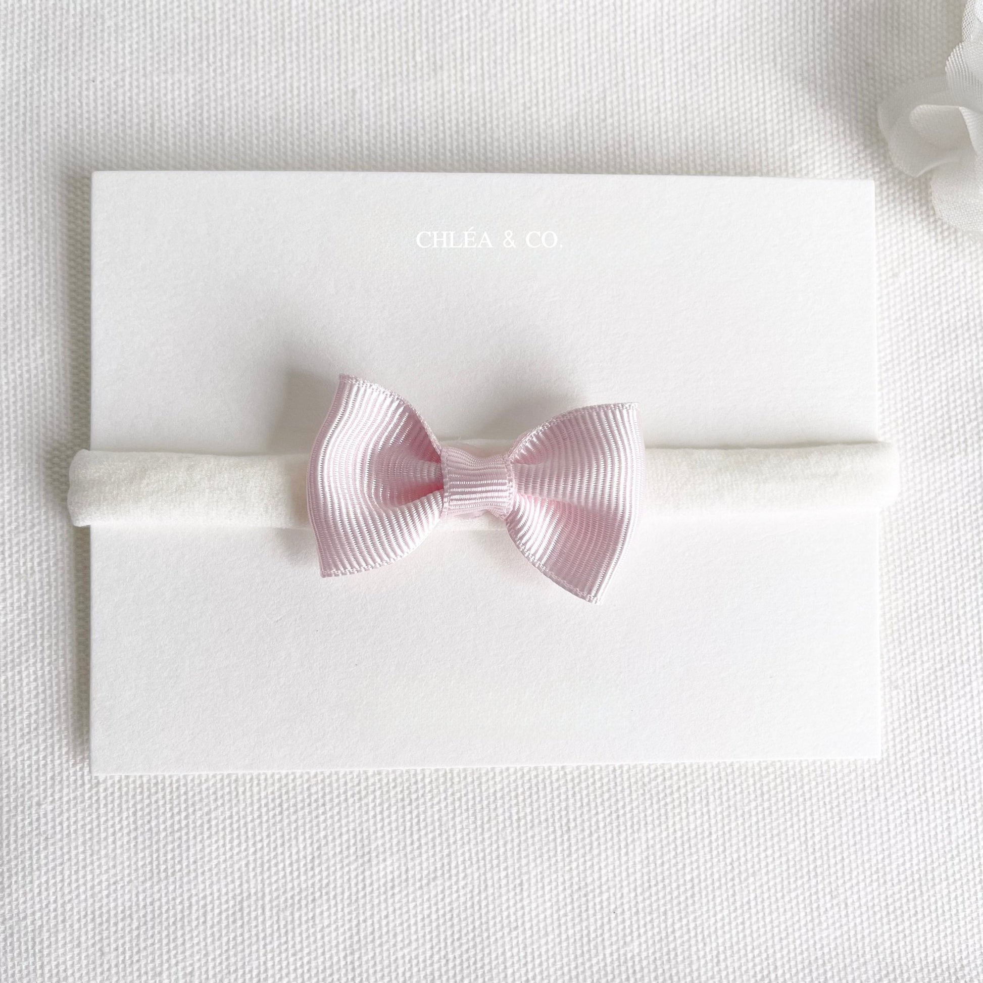 Pastel Ribbon Bow Headband - Chléa & Co.
