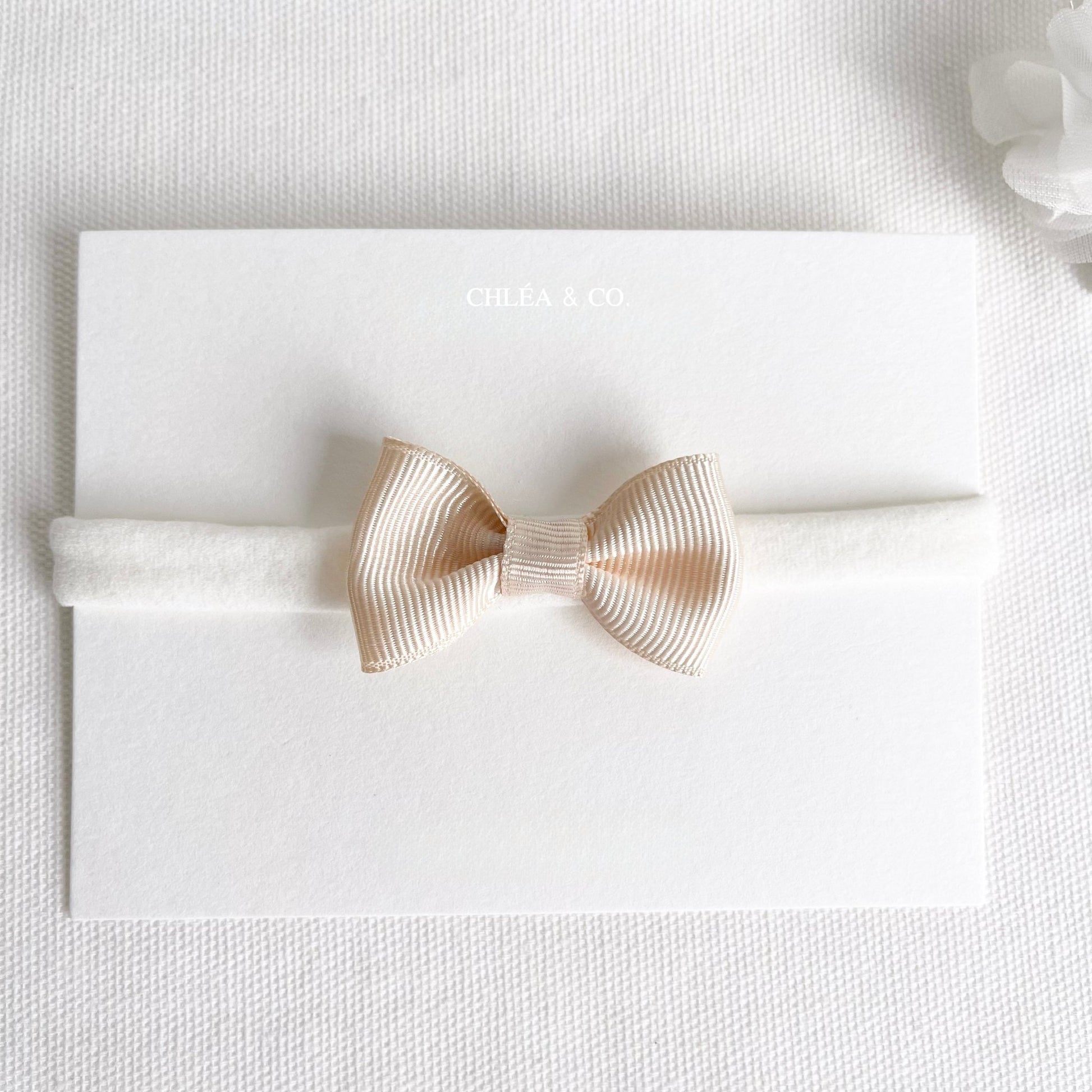 Pastel Ribbon Bow Headband - Chléa & Co.