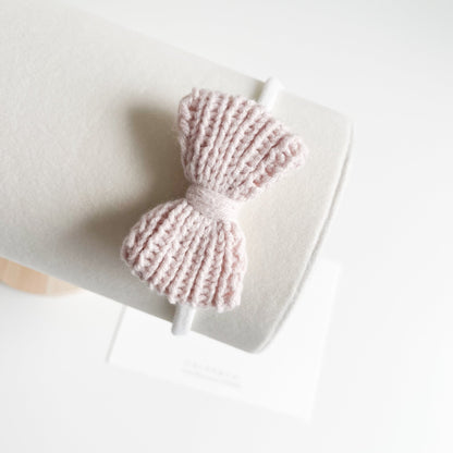 Peony Bow Crochet Headband - Chléa & Co.