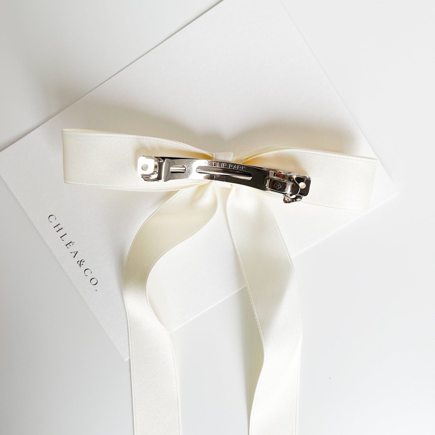 Petite Audrey Long Tail Bow - Chléa & Co.