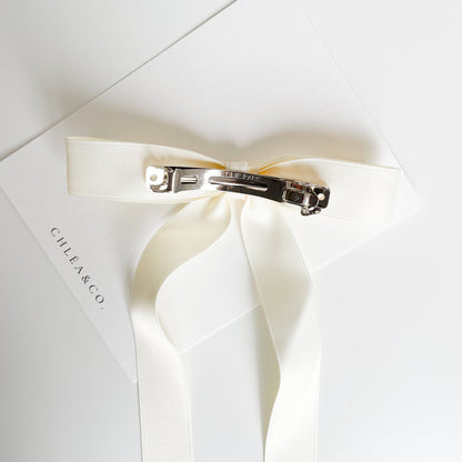 Petite Audrey Long Tail Bow - Chléa & Co.
