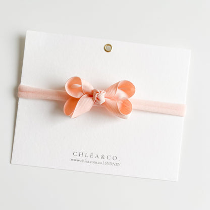 Petite Emilia Ribbon Bow Headband - Chléa & Co.