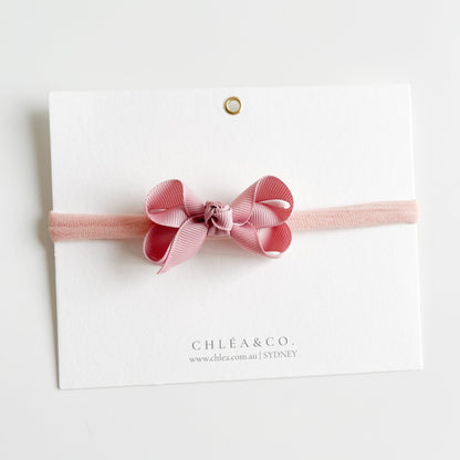 Petite Emilia Ribbon Bow Headband - Chléa & Co.