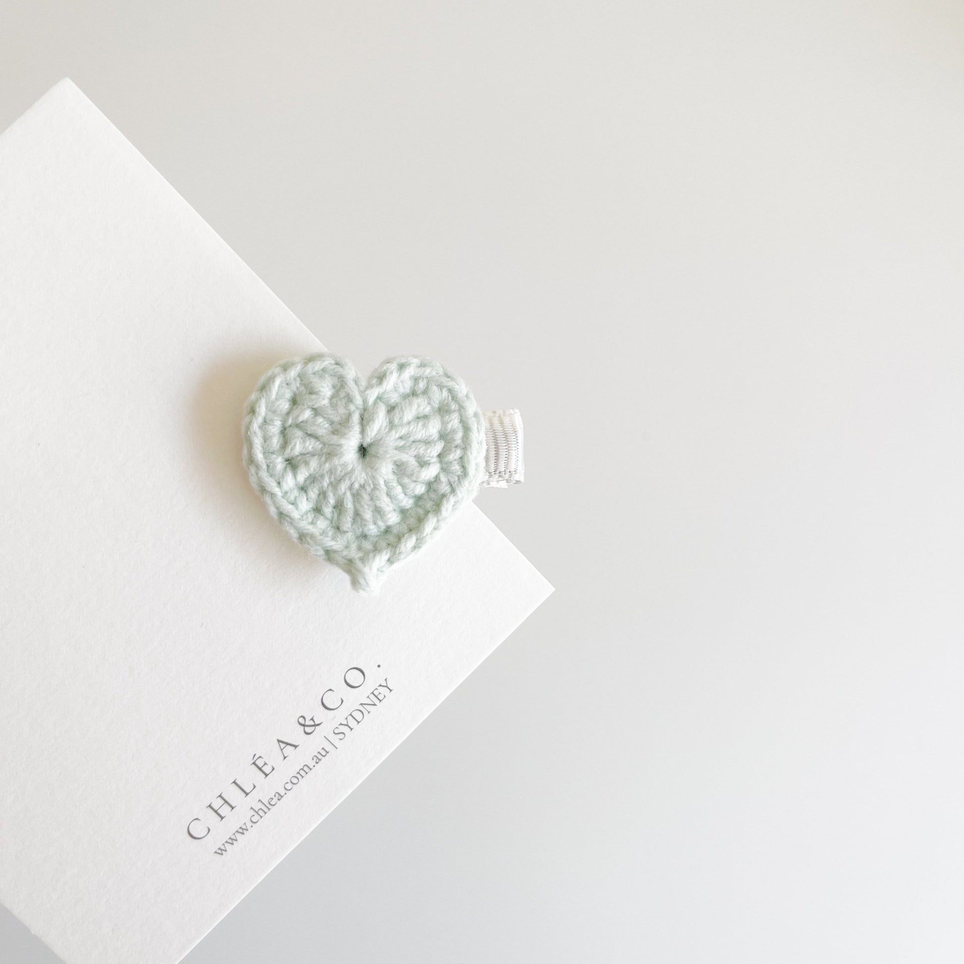Petite Heart Crochet Clip - Chléa & Co.