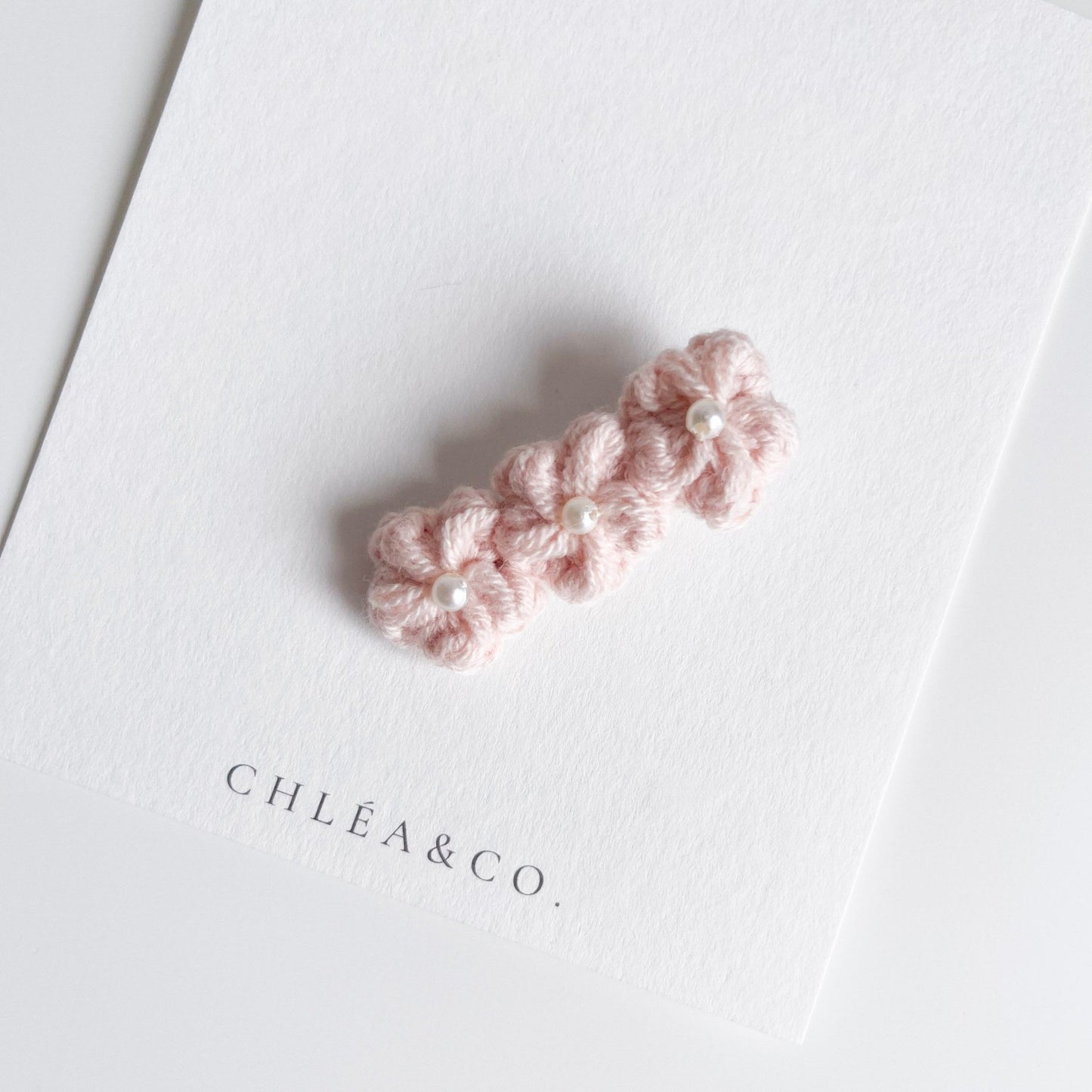 Petite Pearl Crochet Clip - Chléa & Co.