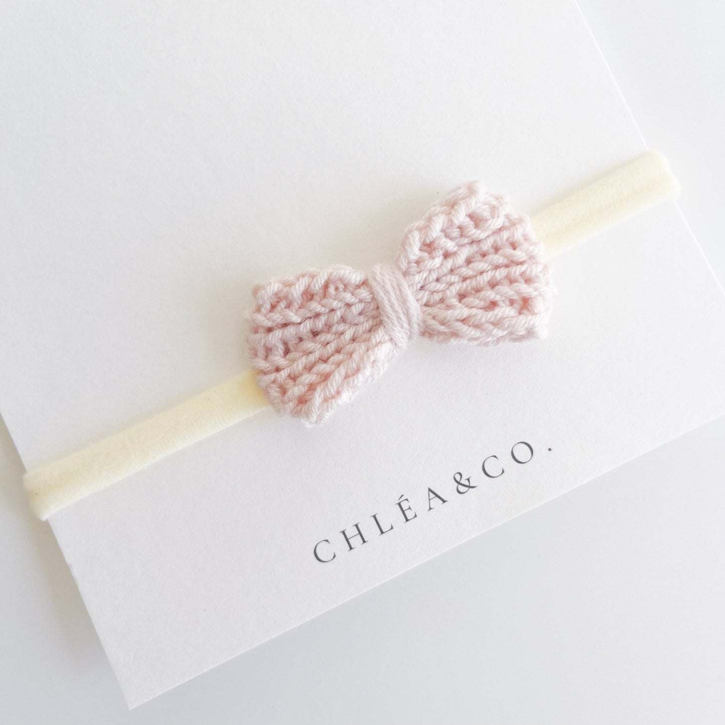 Petite Peony Bow Headband - Chléa & Co.