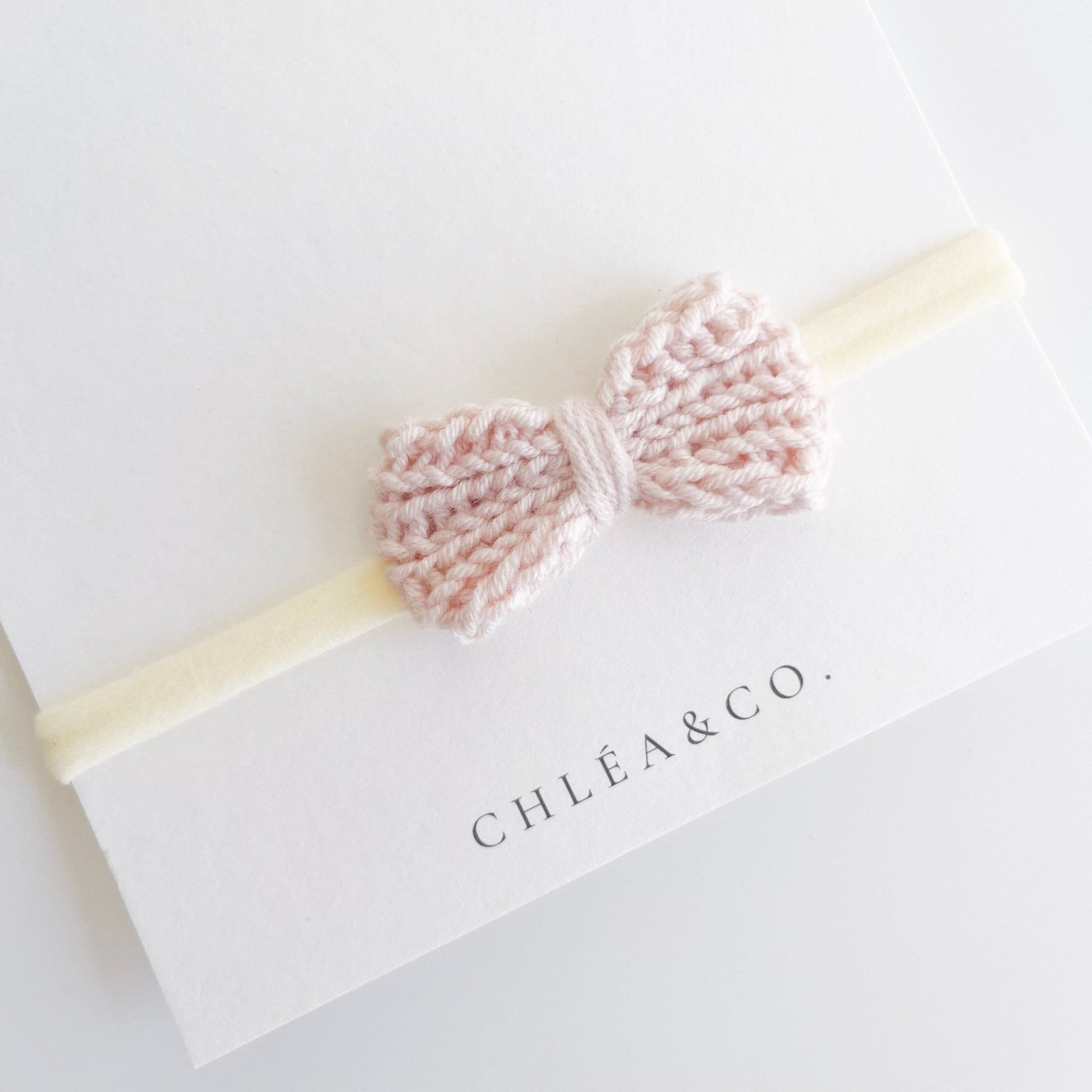 Petite Peony Bow Headband - Chléa & Co.