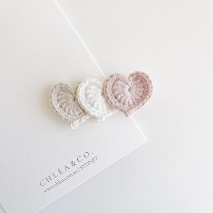 Petite Sweetheart Crochet Clip - Chléa & Co.