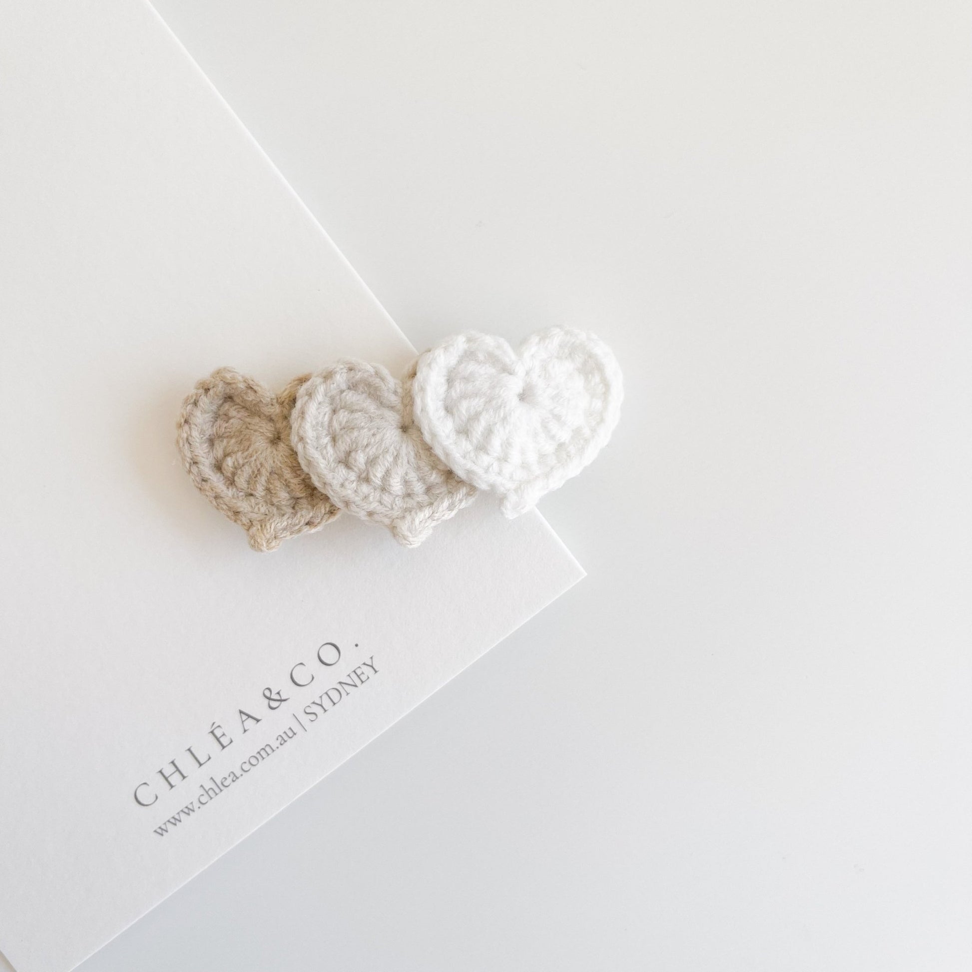 Petite Sweetheart Crochet Clip - Chléa & Co.
