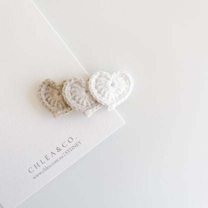 Petite Sweetheart Crochet Clip - Chléa & Co.